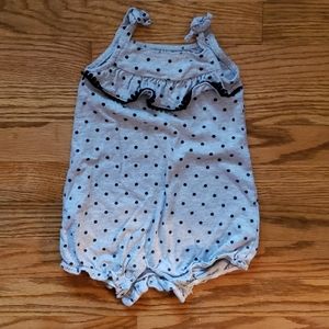 Polka dot romper